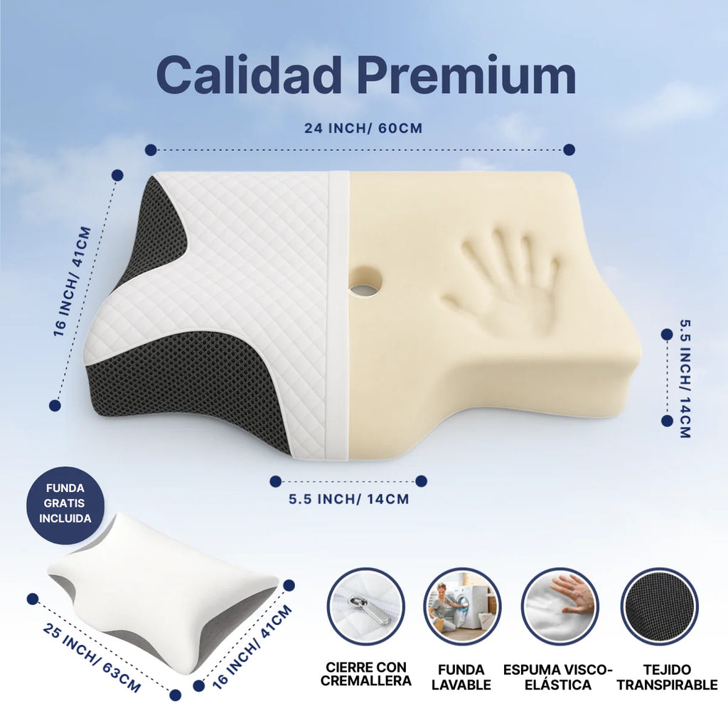 Almohada Ergonómica con Memoria Personalizada